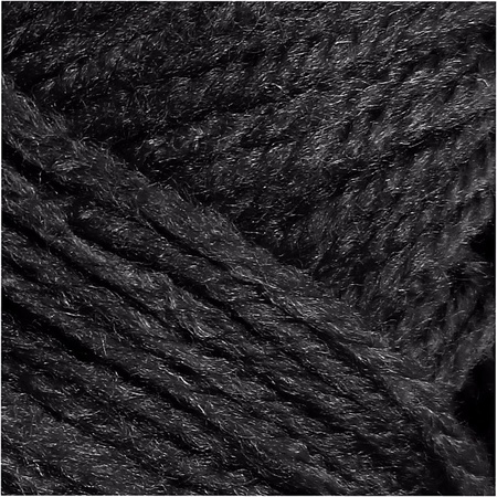 Black acrylic yarn 80 meter