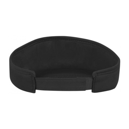 Black sunvisor hat for adults