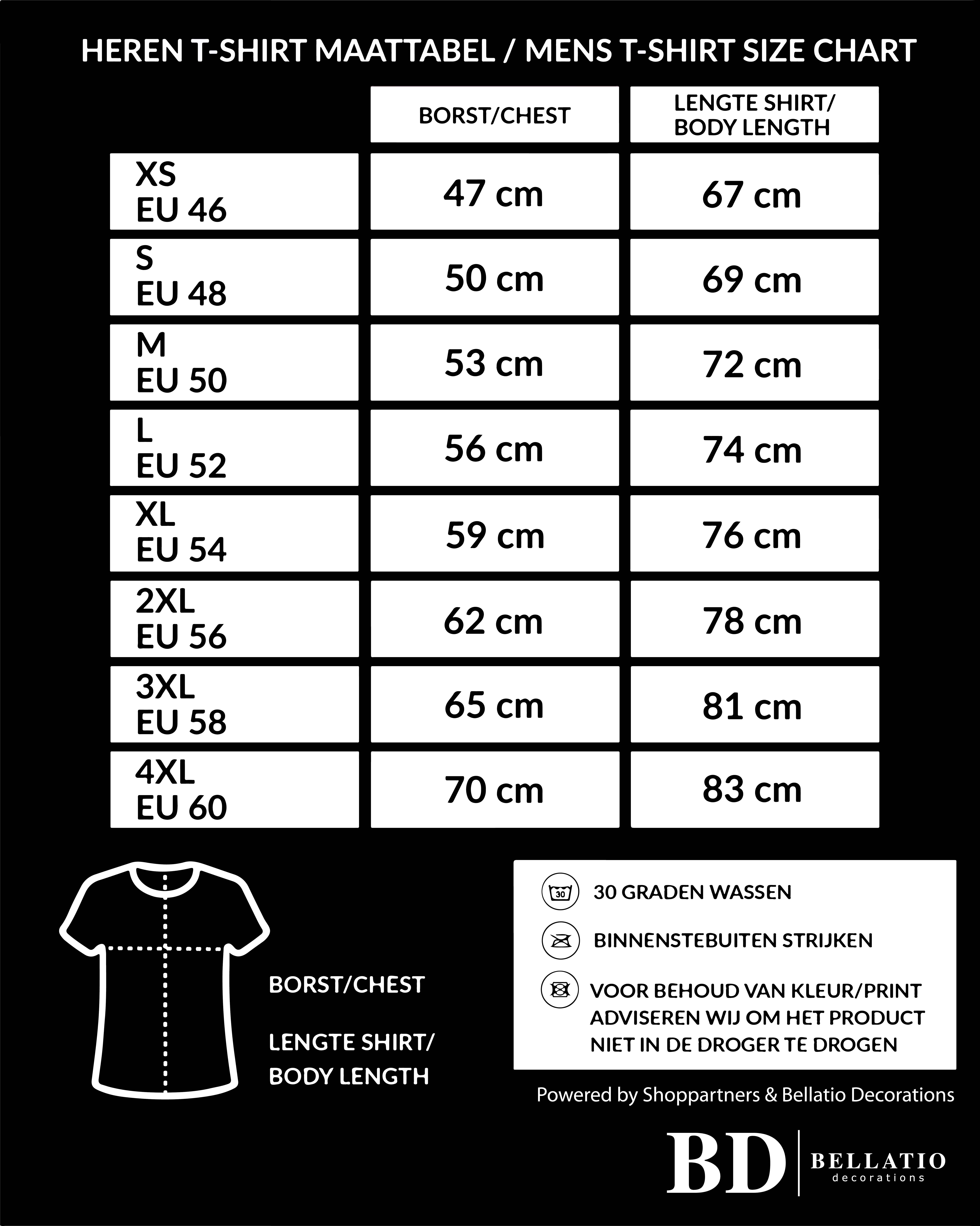 Black t-shirt with Limburg flag tie for men